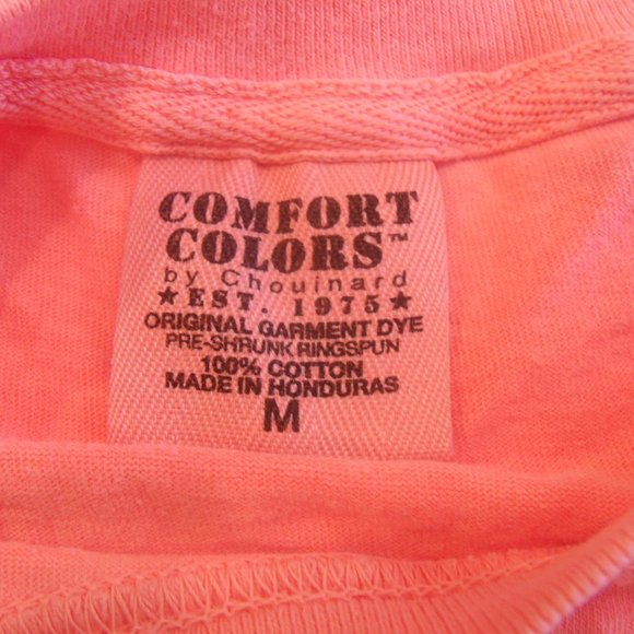 ZTA Sorority Fluo Coral Rainbow T-Shirt - Picture 3 of 9